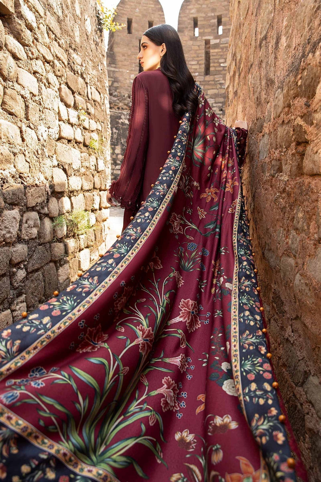 Maria B | M Prints Winter 24 | MPT-2401-B - House Of Anaya
