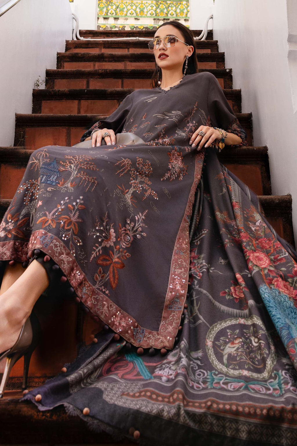 Maria B | M Prints Winter 25 | MPT-2801-B
