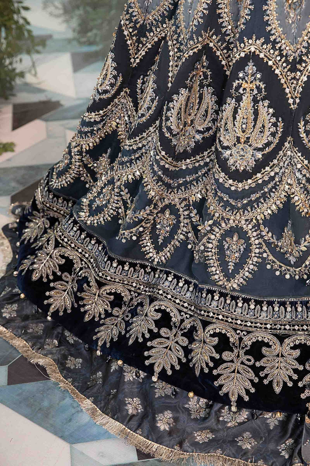 Maria B | Mbroidered Formals 24| Organza Suit | BD-2901 - House Of Anaya