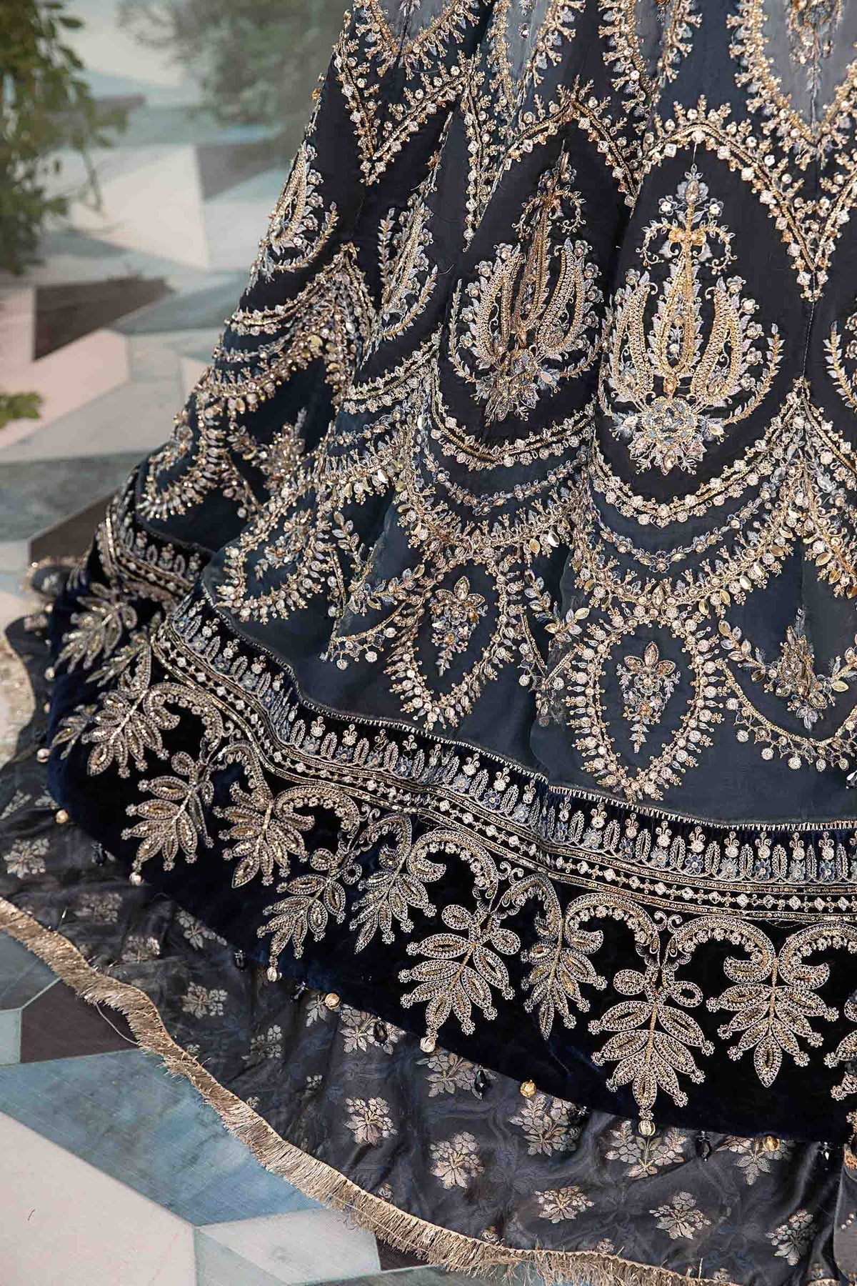 Maria B | Mbroidered Formals 24| Organza Suit | BD-2901 - House Of Anaya