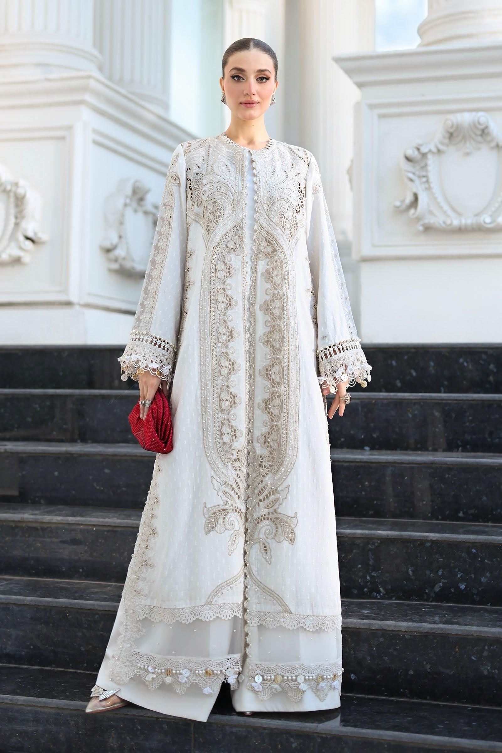 Maria B | Luxury Lawn 26 | 3 Piece Embroidered Jacquard Lawn Suit