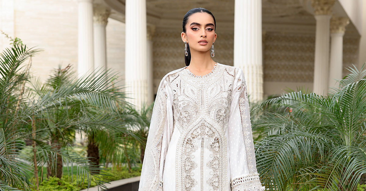 Maria B | Luxury Lawn 26 | 3 Piece Embroidered Jacquard Lawn Suit