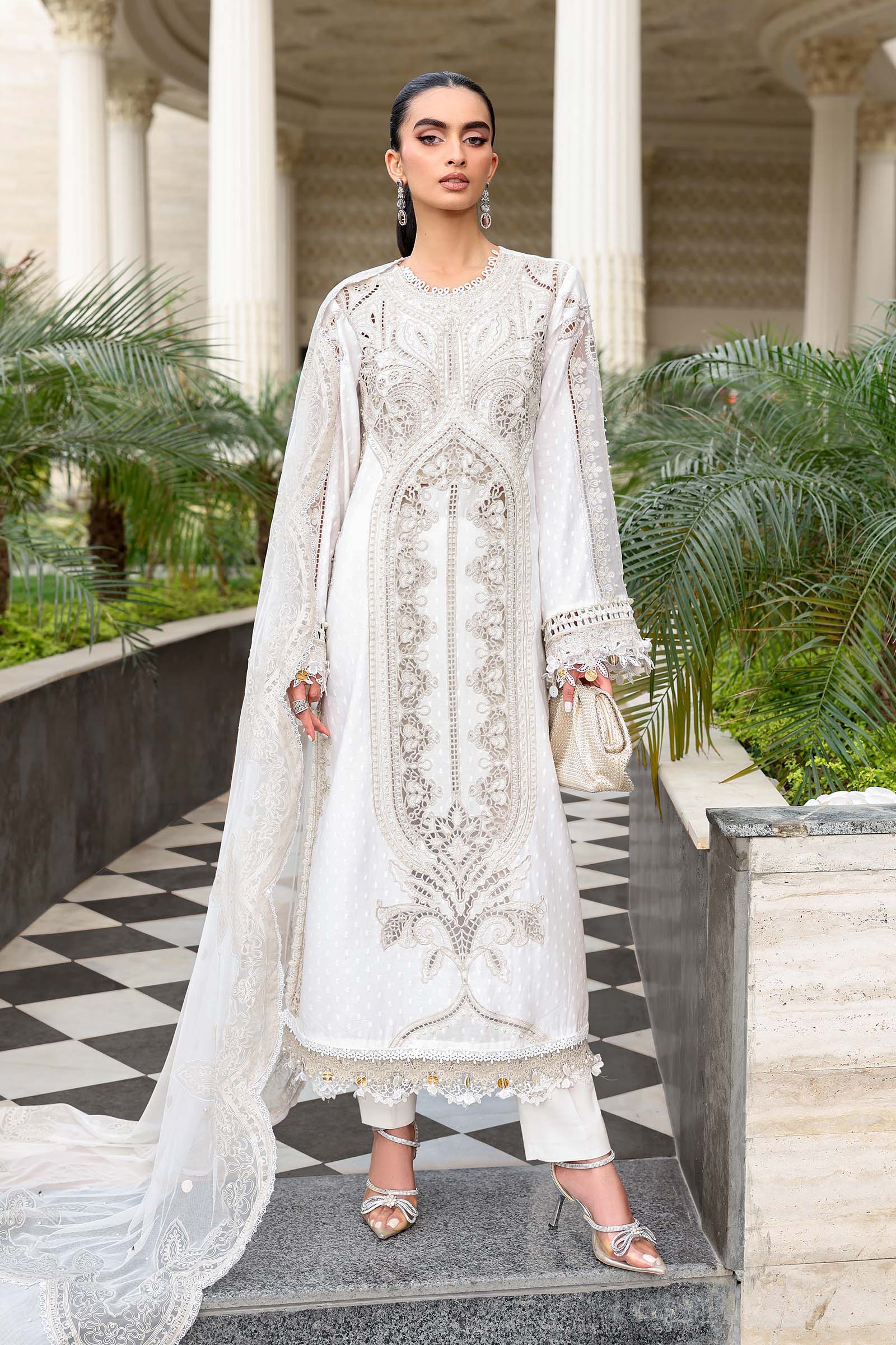 Maria B | Luxury Lawn 26 | 3 Piece Embroidered Jacquard Lawn Suit