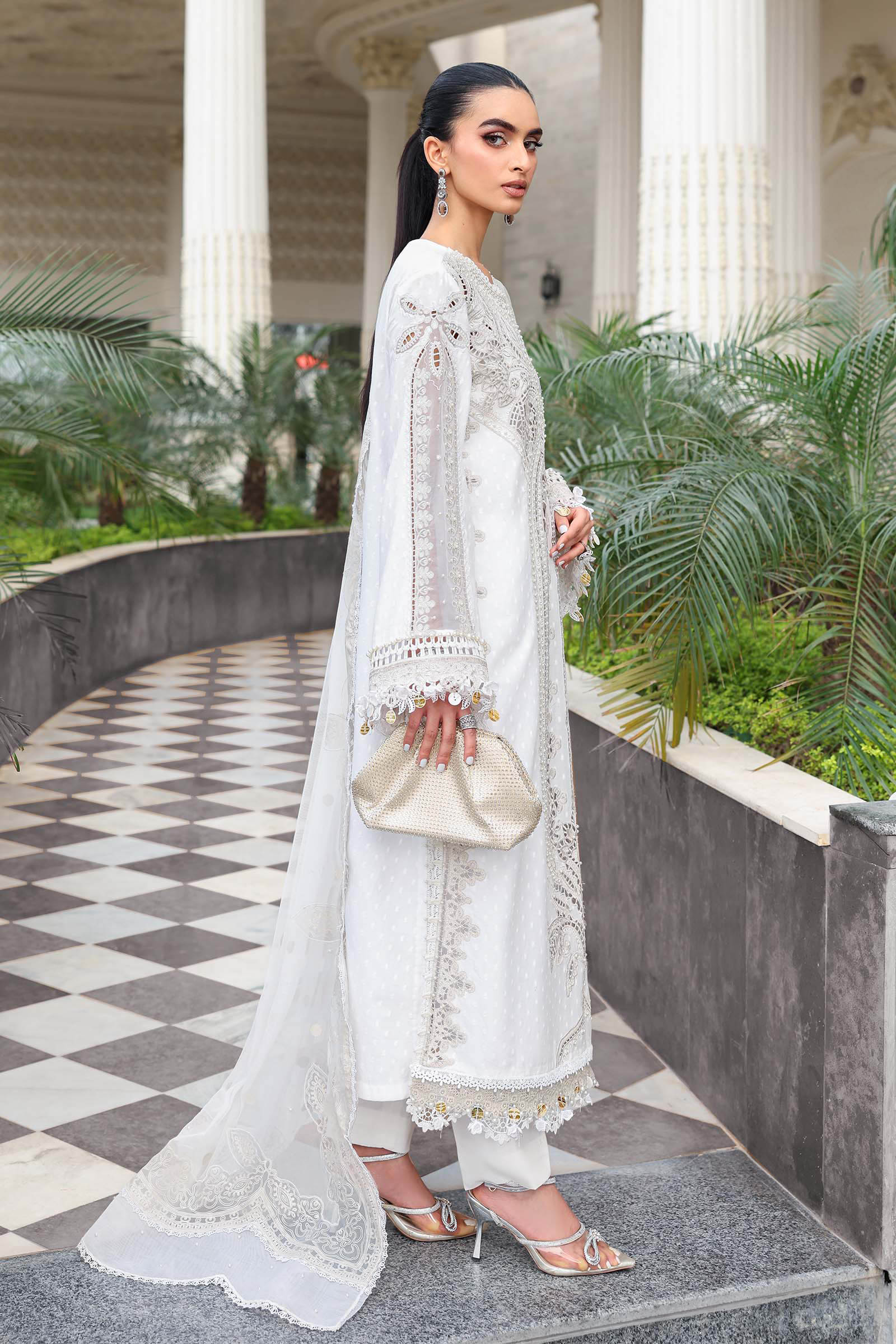 Maria B | Luxury Lawn 26 | 3 Piece Embroidered Jacquard Lawn Suit