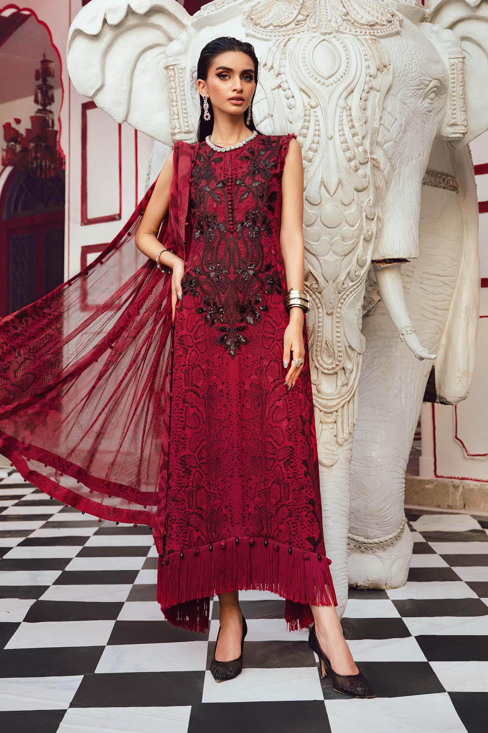 Maria B | M Prints Winter 25 | MPT-2702-A