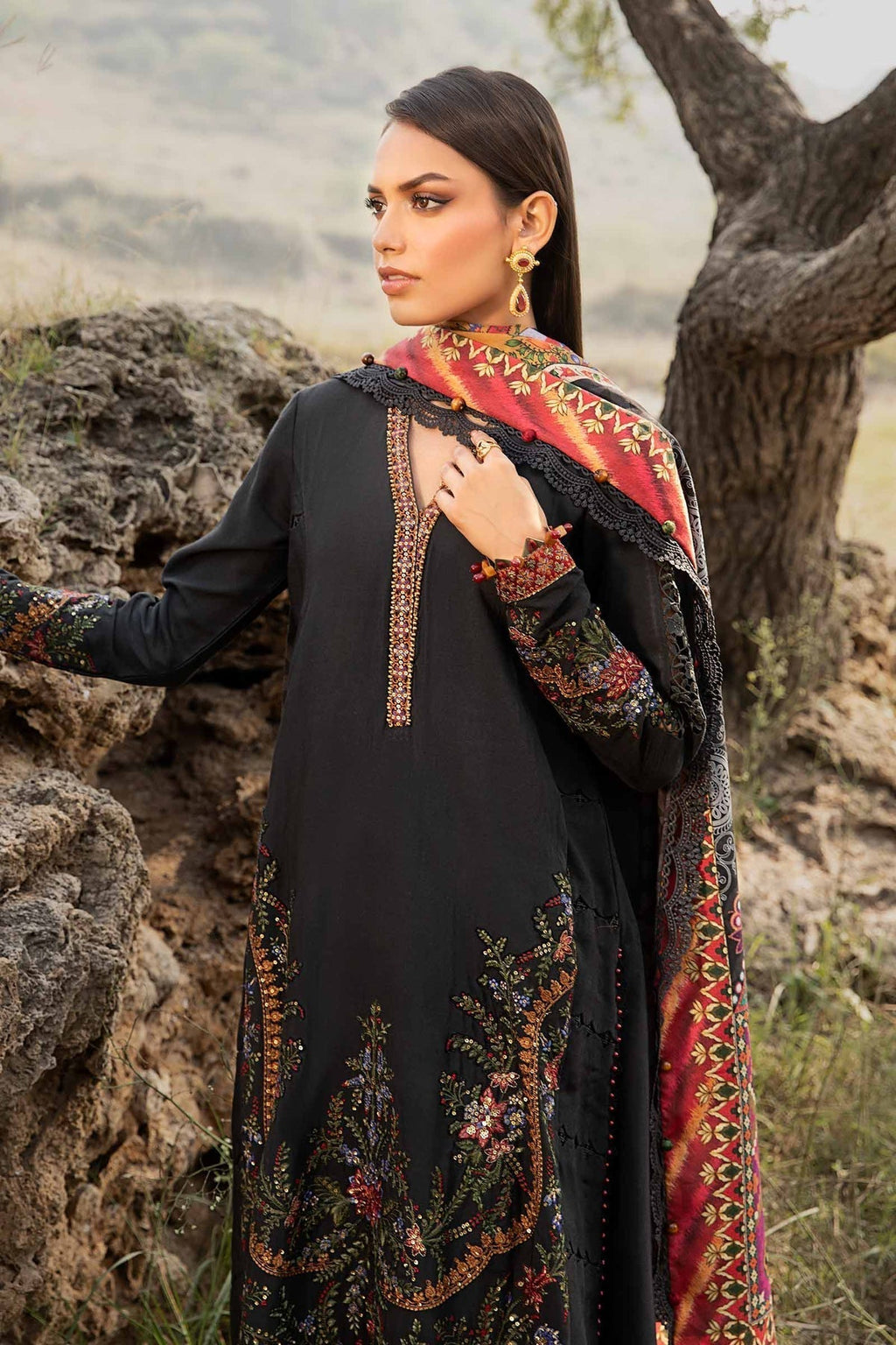 Maria B | M Prints Winter 24 | MPT-2402-B - House Of Anaya