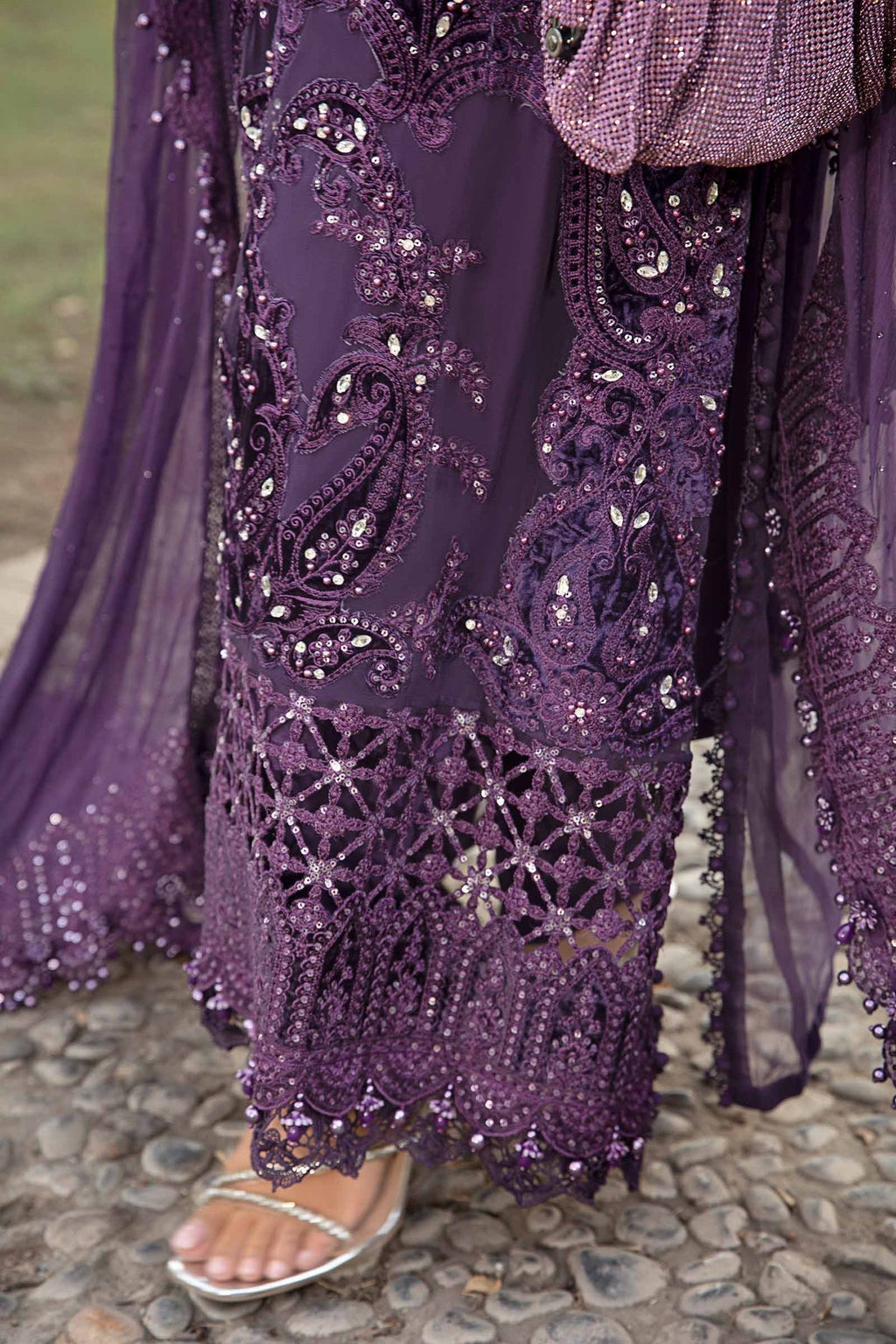 Maria B | Chiffon Formals 24 | Chiffon Suit | MPC-24-102 - House Of Anaya