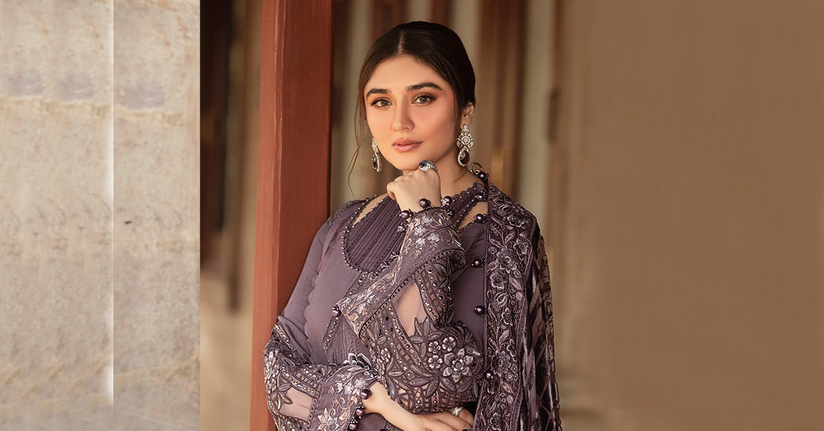 Maria B | Winter Luxe 24 | Velvet DL-1202 - House Of Anaya