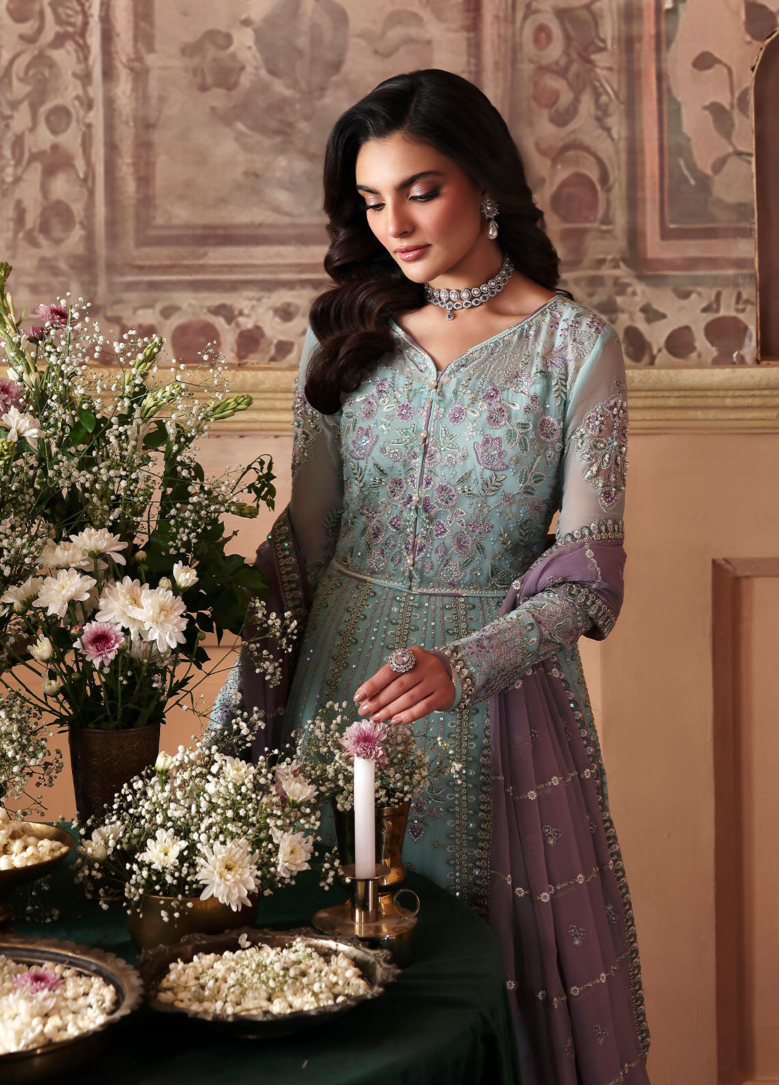 Gulaal | I Evayna Embroidered Chiffon | Delina
