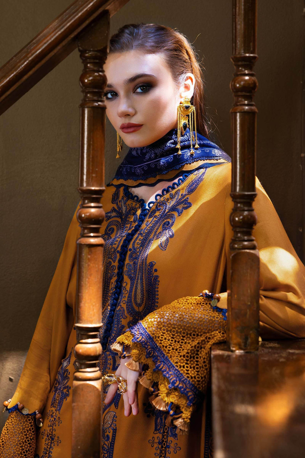 Maria B | M Prints Winter 25 | MPT-2803-A