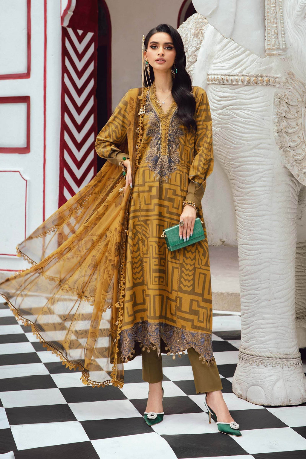Maria B | M Prints Winter 25 | MPT-2703-A