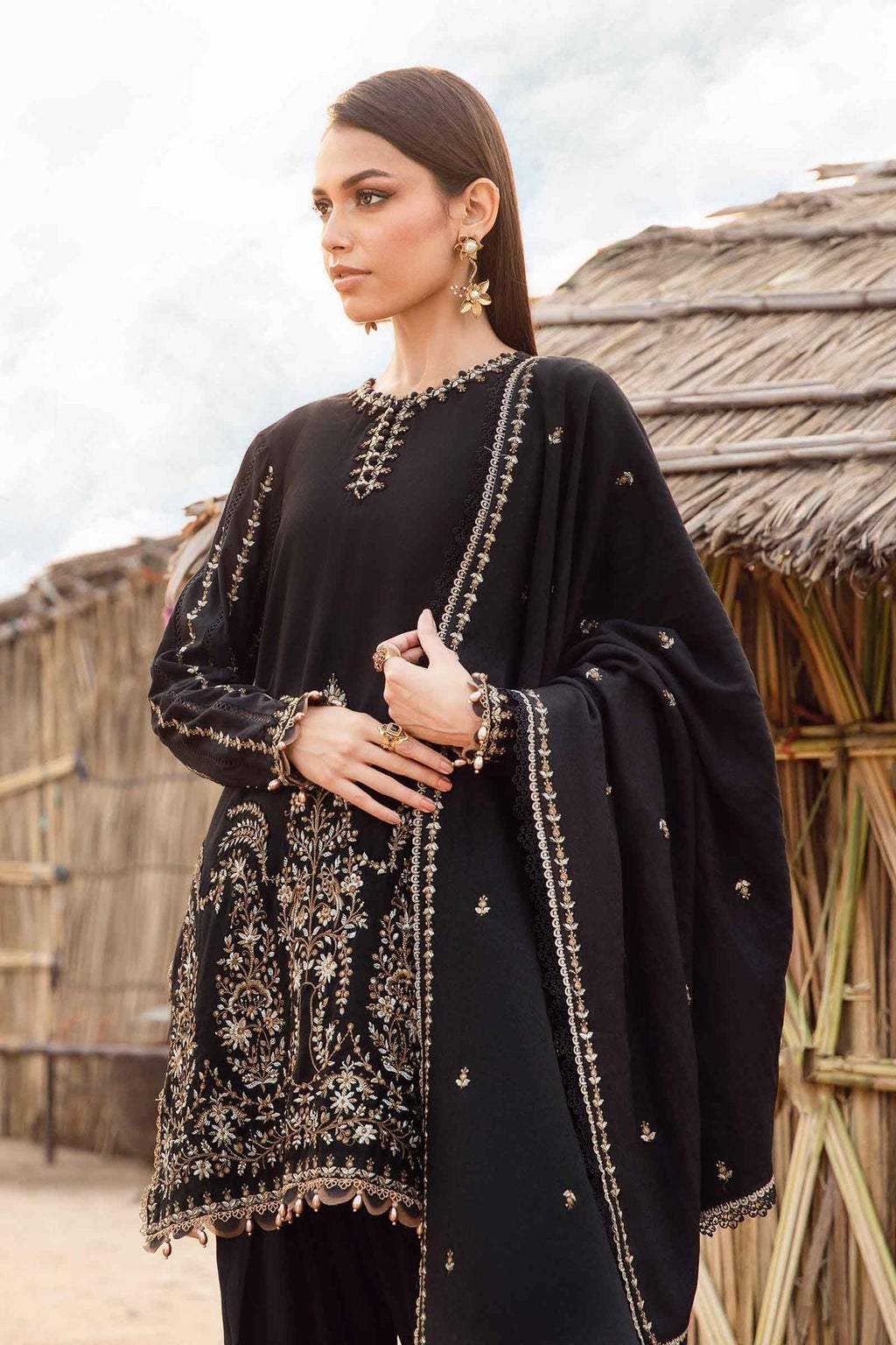 Maria B | M Prints Winter 24 | MPT-2403-B - House Of Anaya