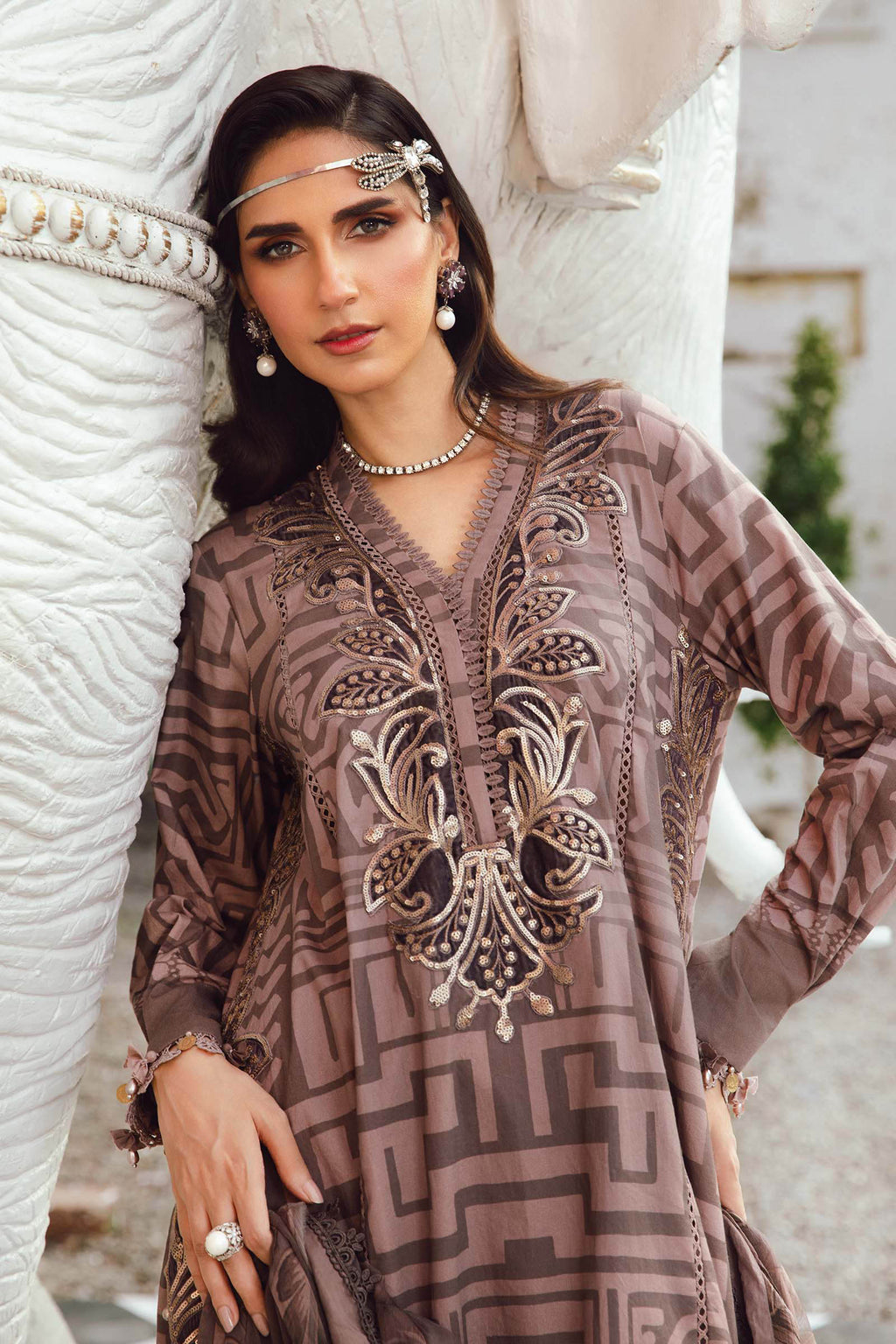 Maria B | M Prints Winter 25 | MPT-2703-B