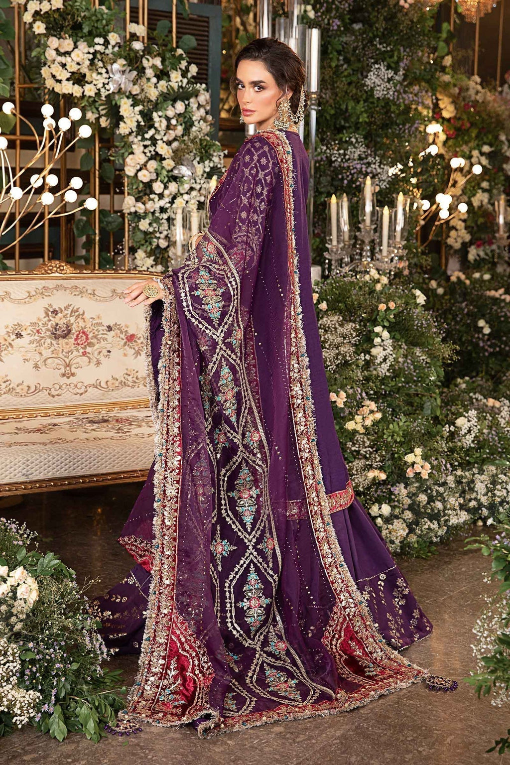 Maria B | Mbroidered Formals 24 | Organza Suit | BD-2903 - House Of Anaya