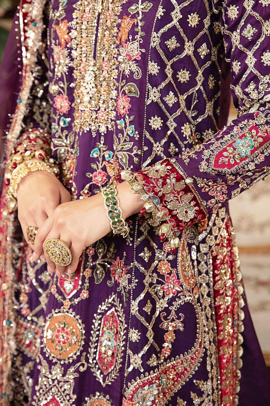 Maria B | Mbroidered Formals 24 | Organza Suit | BD-2903 - House Of Anaya