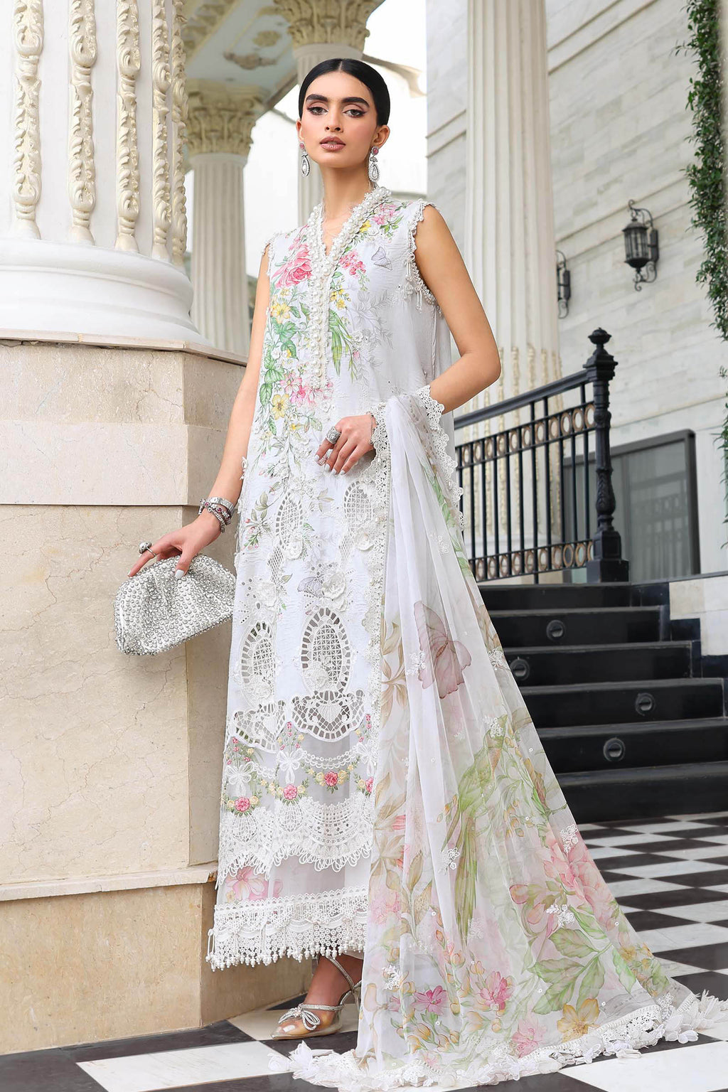 Maria B | Luxury Lawn 26 | 3 Piece Embroidered Lawn Suit