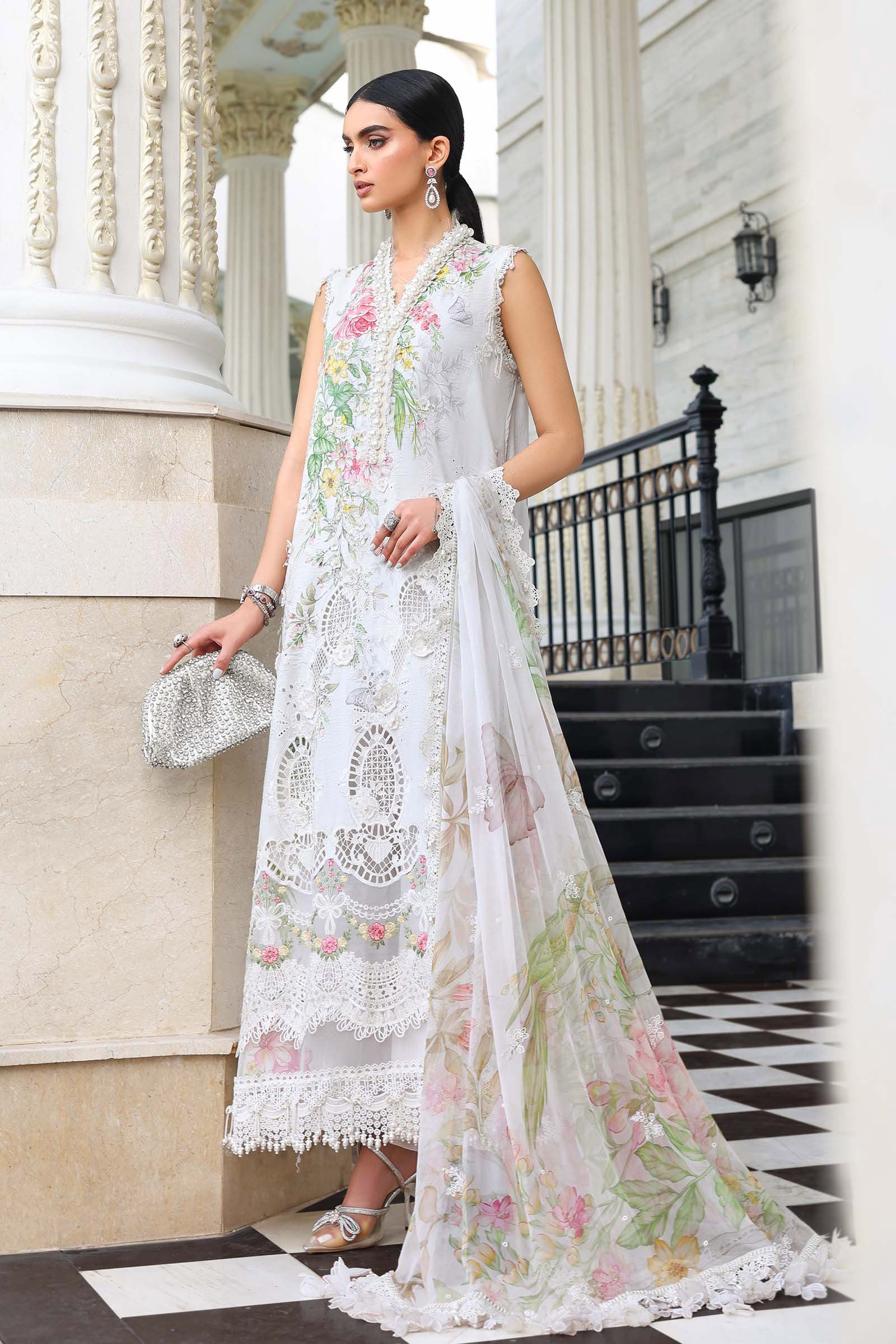 Maria B | Luxury Lawn 26 | 3 Piece Embroidered Lawn Suit
