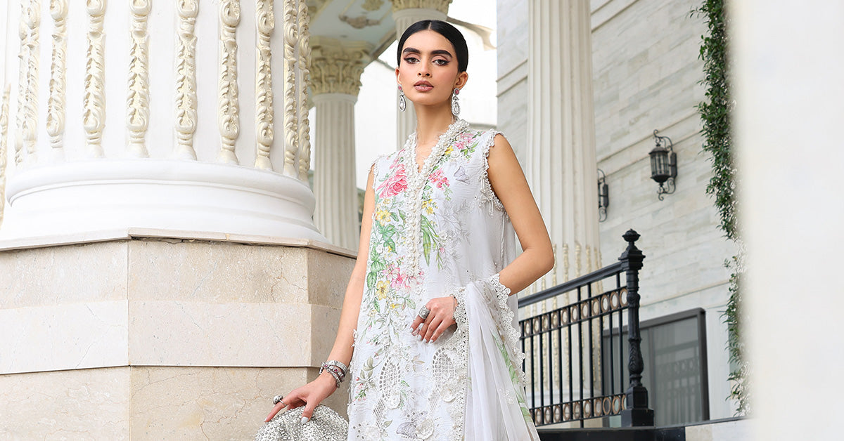Maria B | Luxury Lawn 26 | 3 Piece Embroidered Lawn Suit