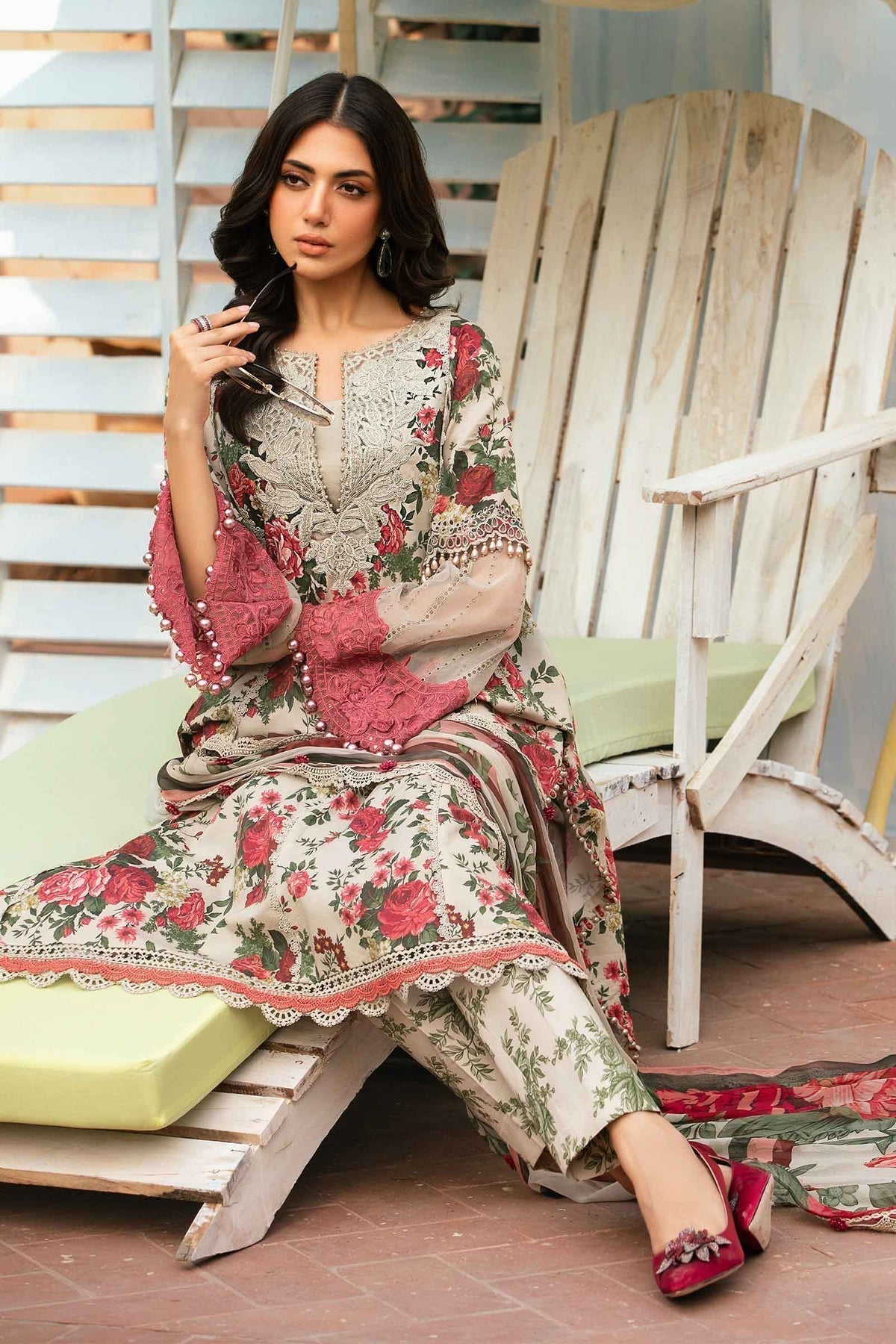 Maria.B | M Print Eid Edit | MPT-2204-B - House Of Anaya