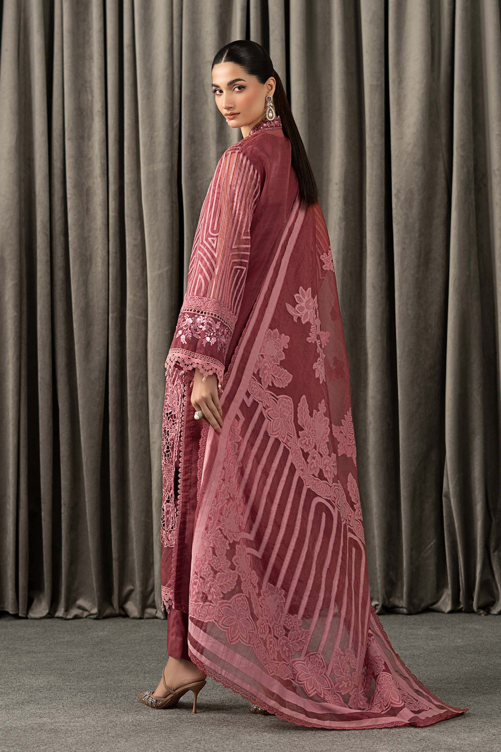 Maria B | Winter Luxe Pret 25 | WLS-1304-Ash Pink