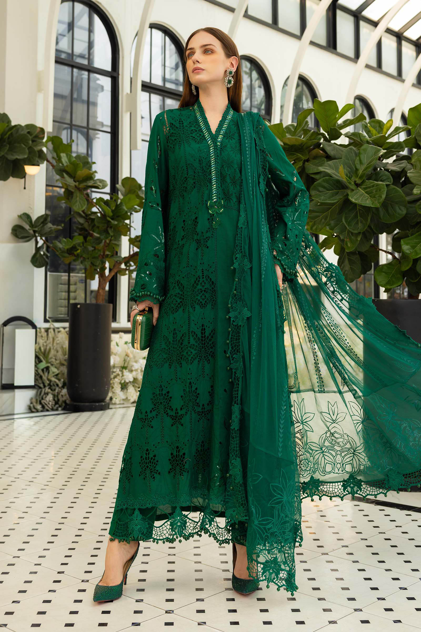 Maria B | Luxury Lawn 26 | 3 Piece Embroidered Lawn Suit