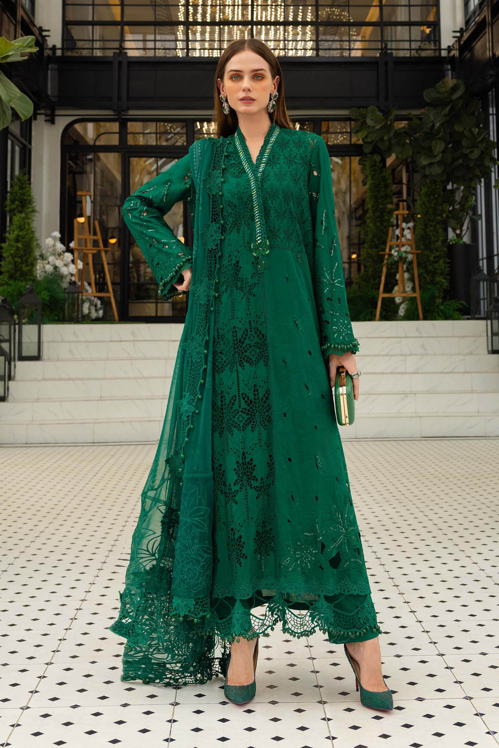 Maria B | Luxury Lawn 26 | 3 Piece Embroidered Lawn Suit