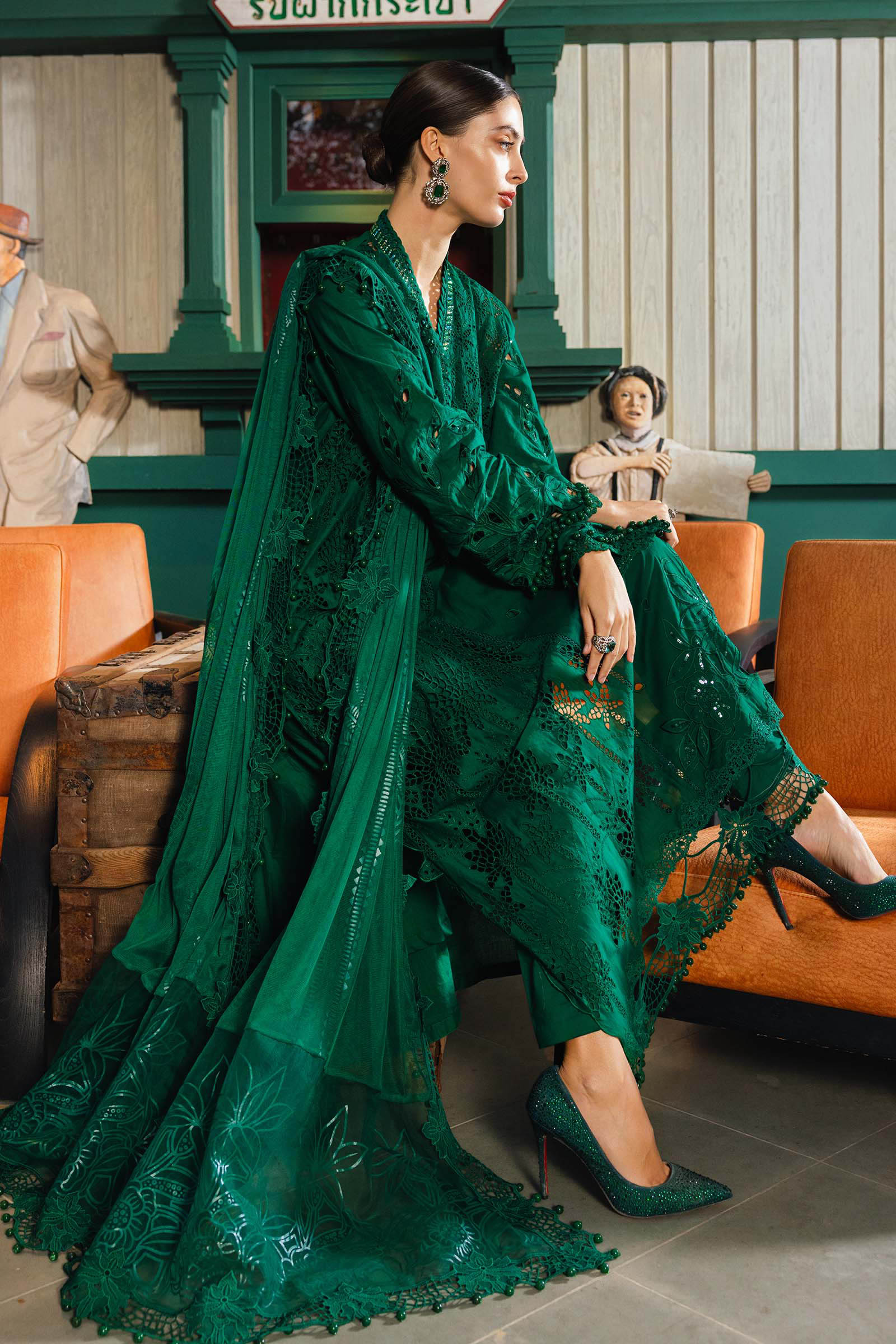 Maria B | Luxury Lawn 26 | 3 Piece Embroidered Lawn Suit