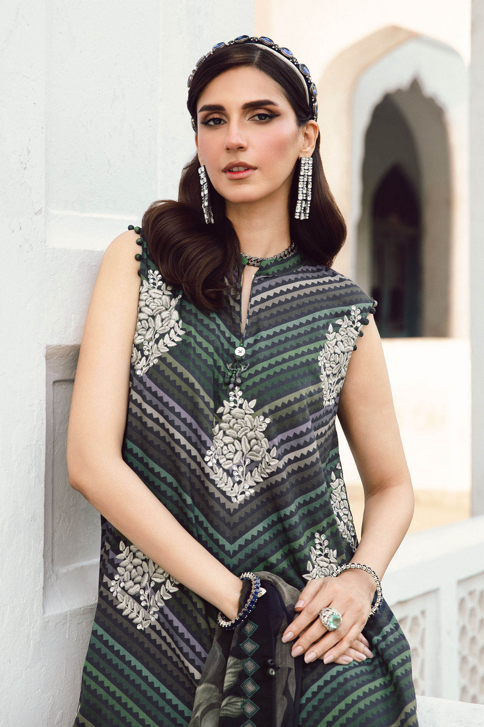 Maria B | M Prints Winter 25 |  MPT-2705-A