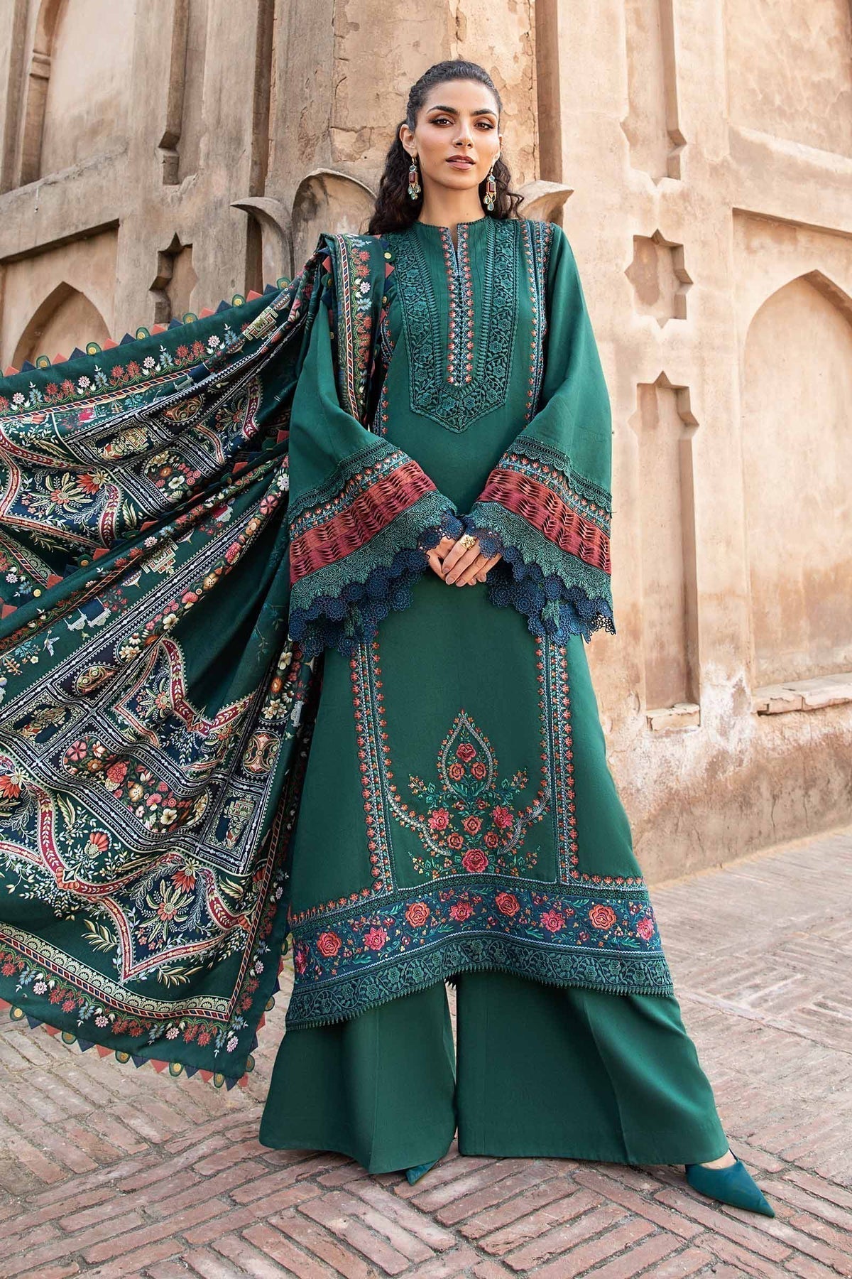 Maria B | M Prints Winter 24 | MPT-2405-B - House Of Anaya