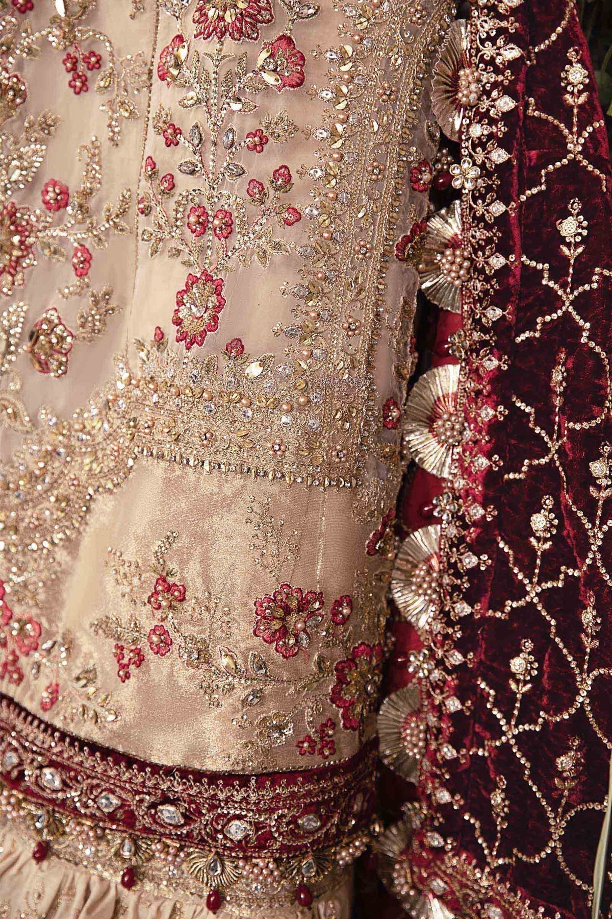 Maria B | Mbroidered Formals 24 | Velvet Suit | BD-2905 - House Of Anaya
