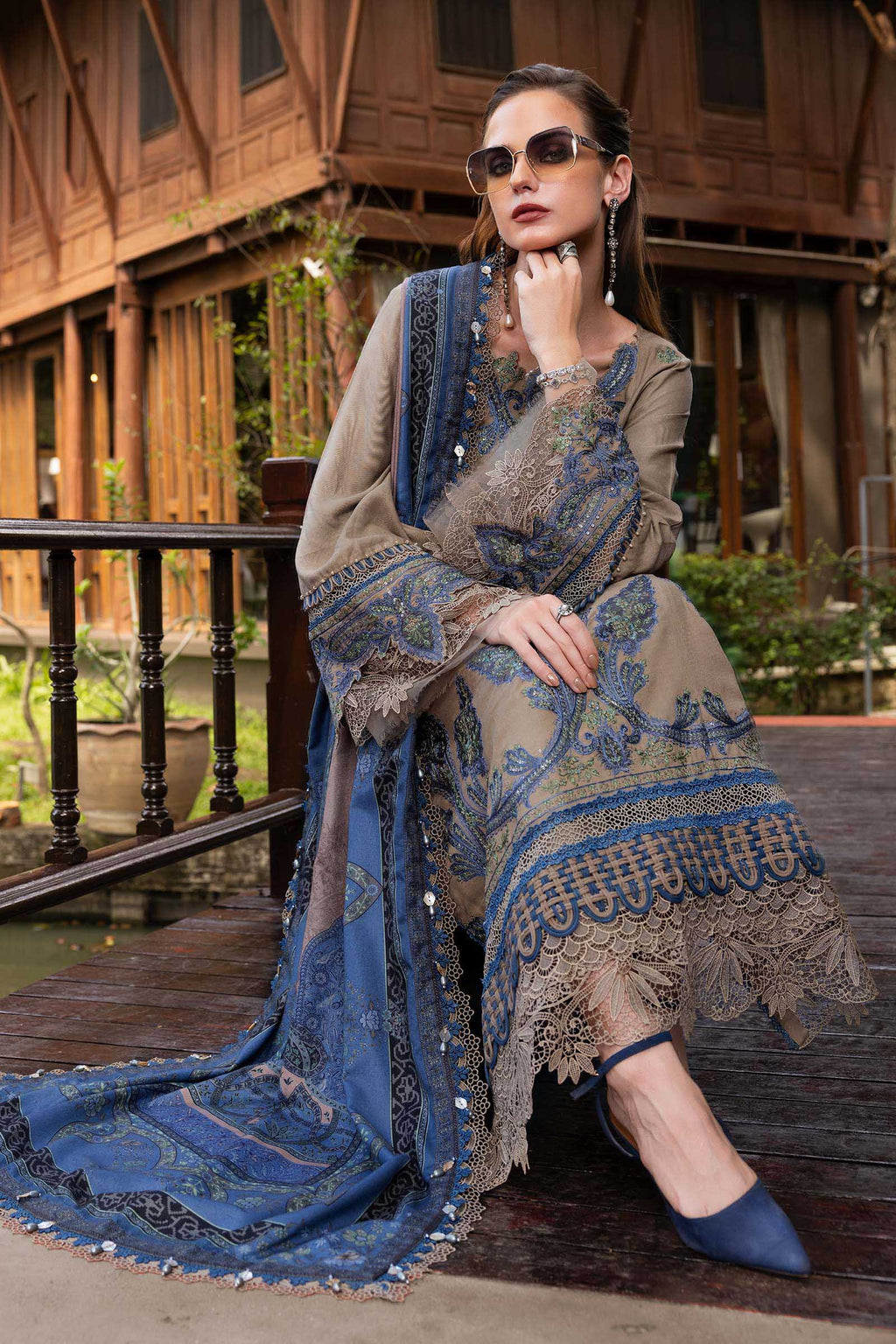Maria B | M Prints Winter 25 | MPT-2806-A