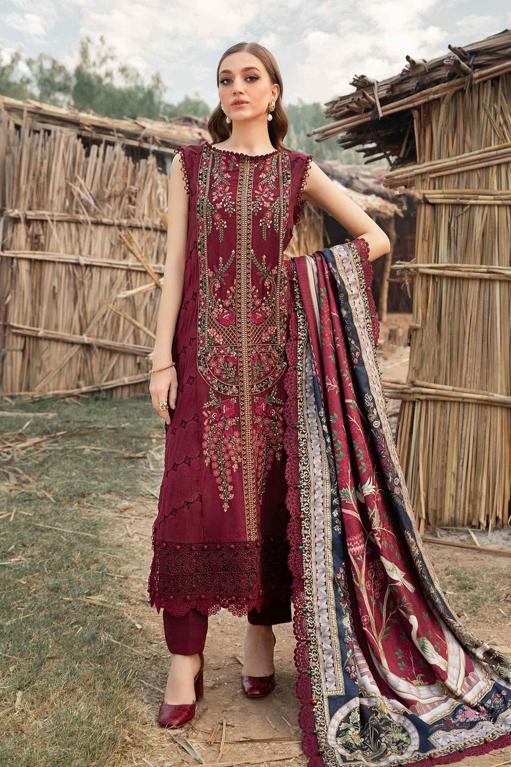 Maria B | M Prints Winter 24 | MPT-2406-B - House Of Anaya