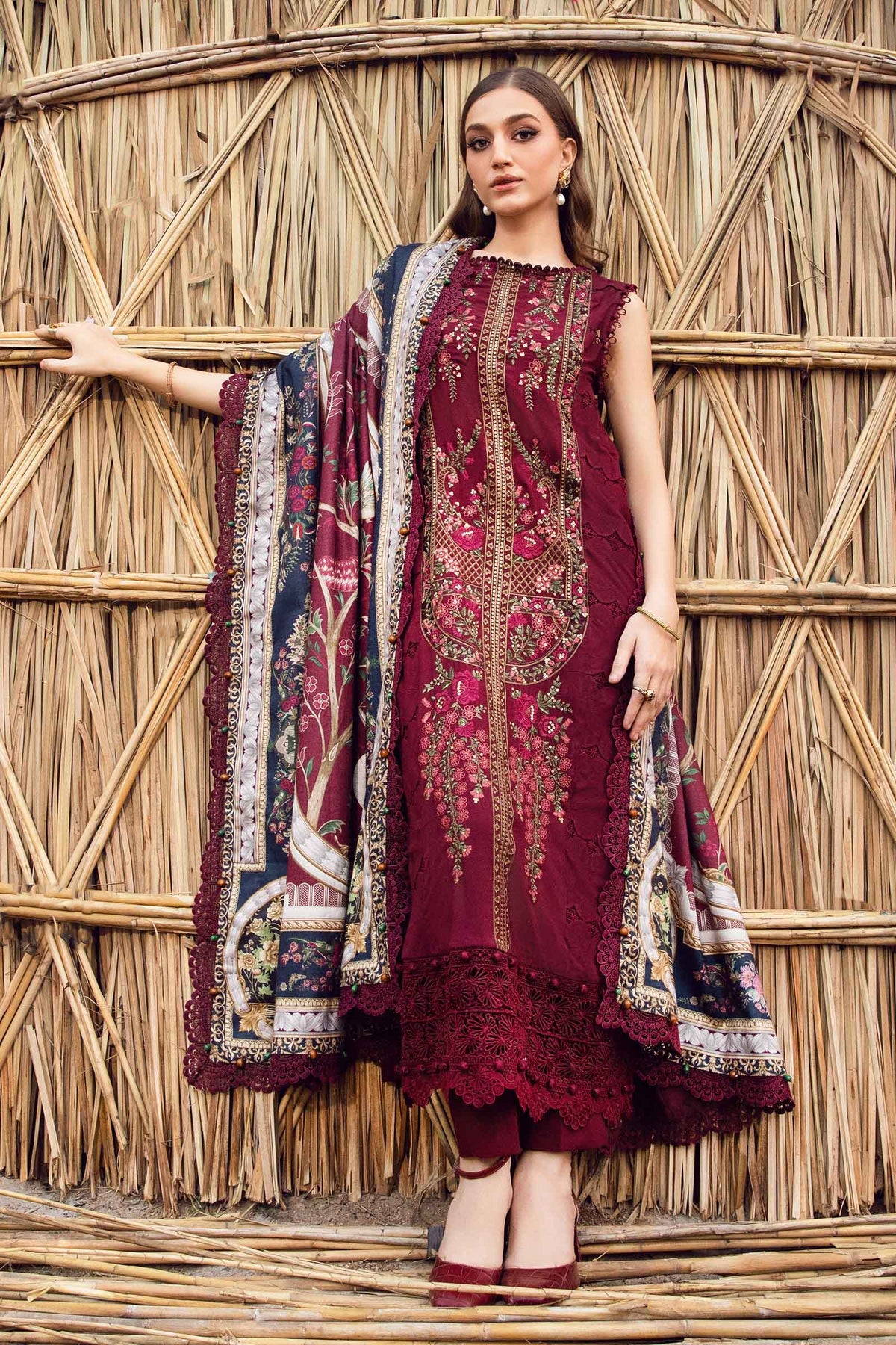 Maria B | M Prints Winter 24 | MPT-2406-B - House Of Anaya