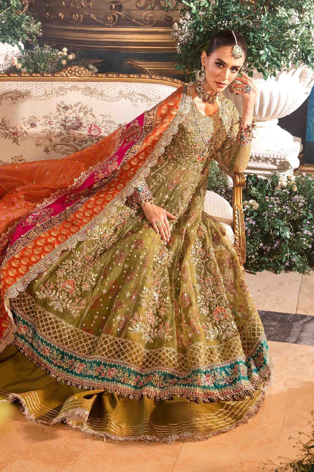 Maria B | Mbroidered Formals 24 | Organza Suit | BD-2906 - House Of Anaya