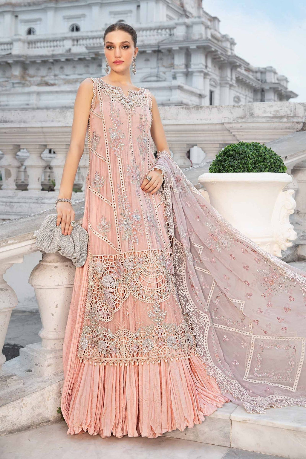 Maria B | Chiffon Formals 24 | Chiffon Suit | MPC-24-106 - House Of Anaya
