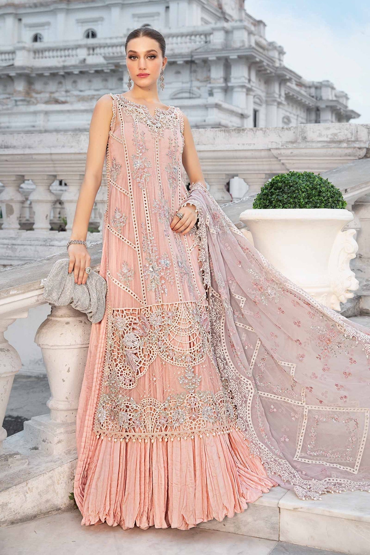 Maria B | Chiffon Formals 24 | Chiffon Suit | MPC-24-106 - House Of Anaya