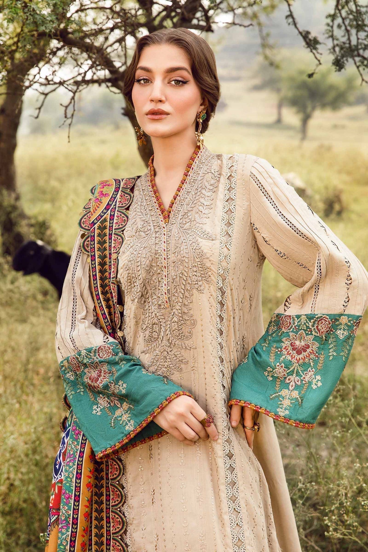 Maria B | M Prints Winter 24 | MPT-2407-A - House Of Anaya