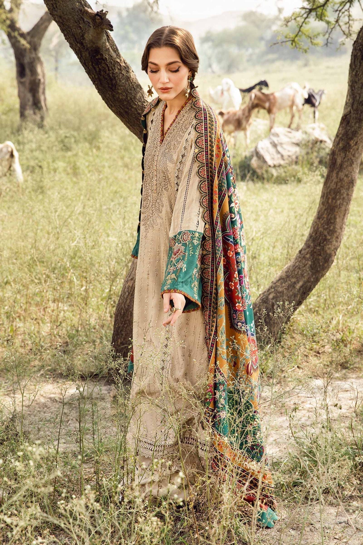 Maria B | M Prints Winter 24 | MPT-2407-A - House Of Anaya