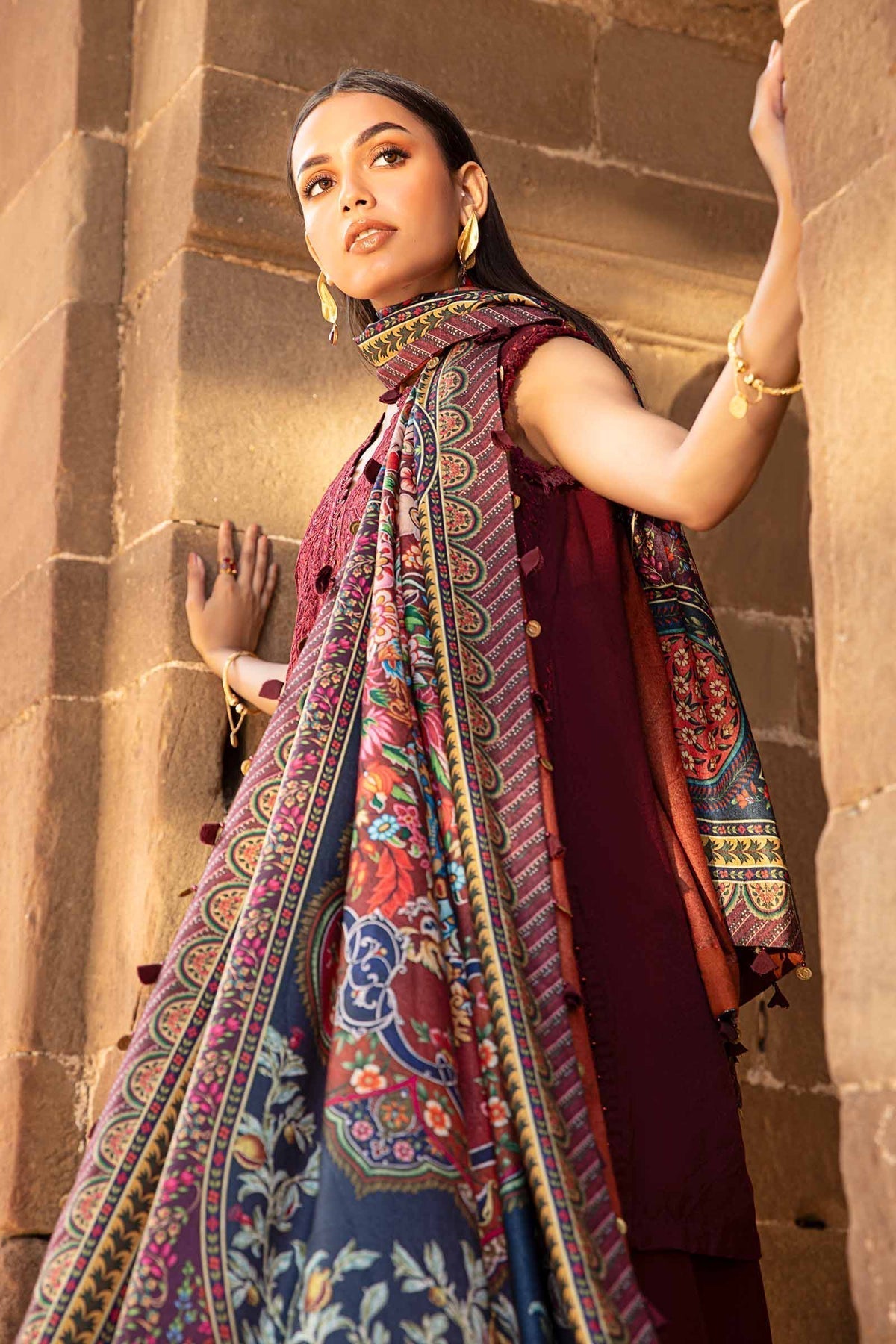 Maria B | M Prints Winter 24 | MPT-2407-B - House Of Anaya