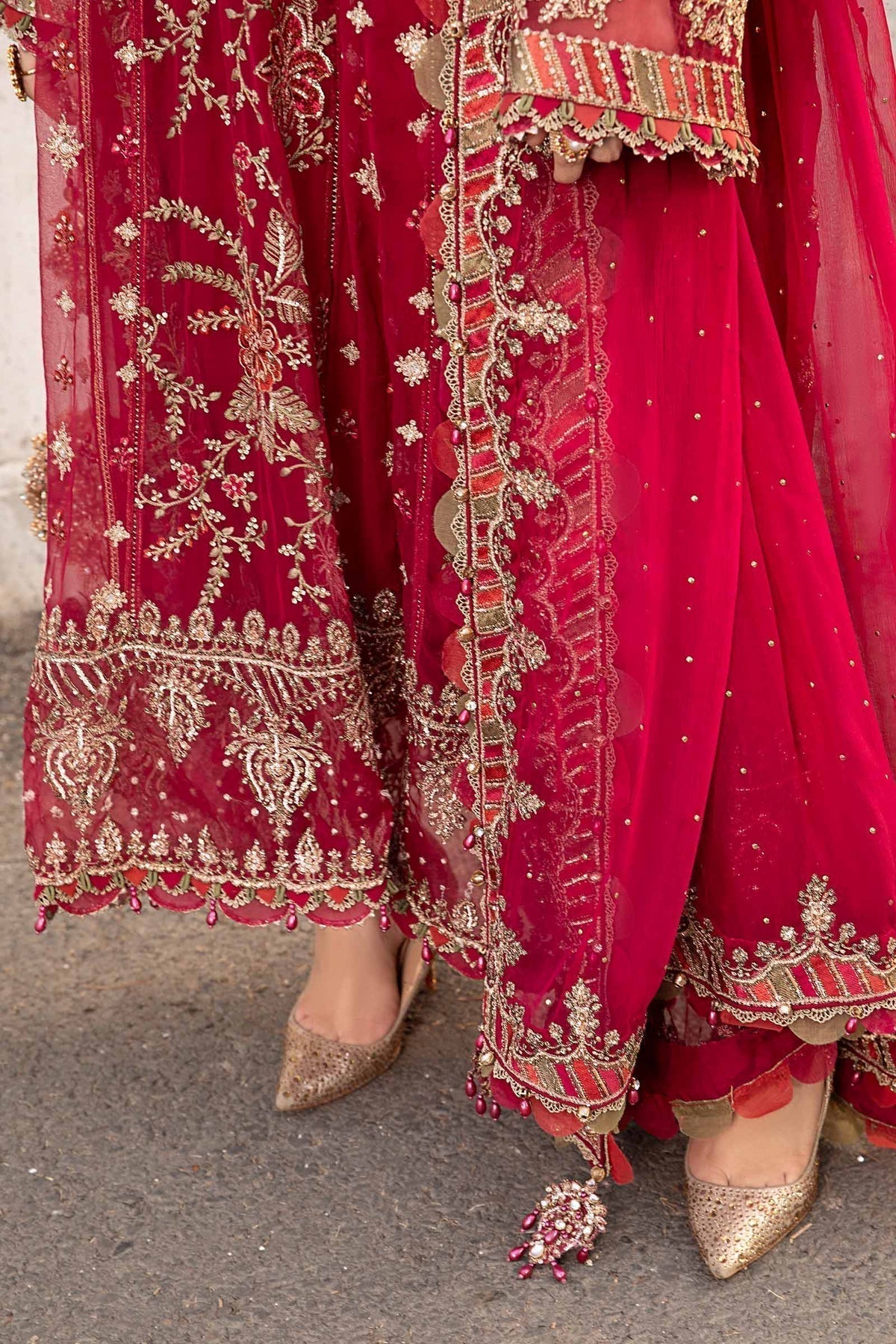 Maria B | Chiffon Formals 24 | Chiffon Suit | MPC-24-107 - House Of Anaya