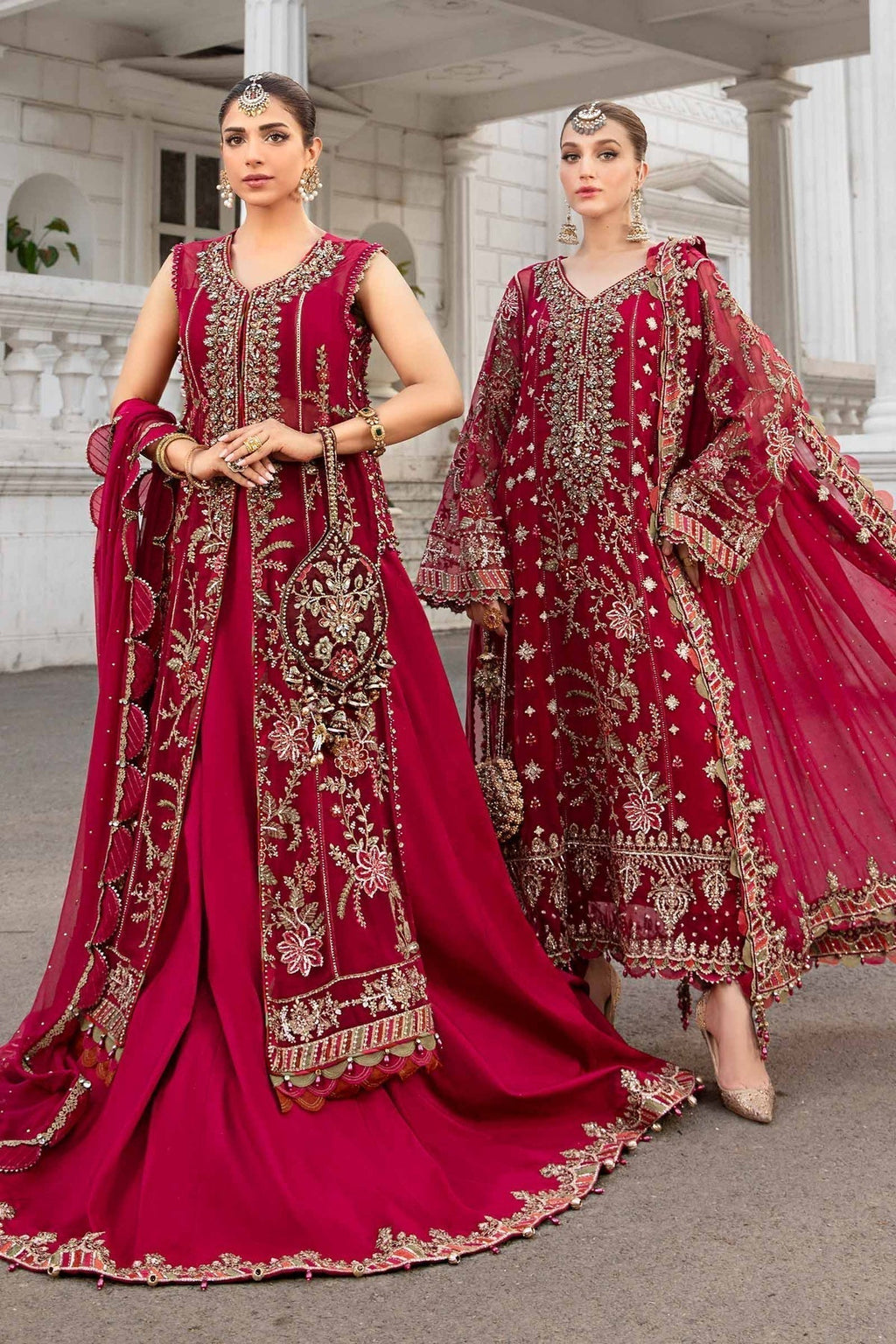 Maria B | Chiffon Formals 24 | Chiffon Suit | MPC-24-107 - House Of Anaya