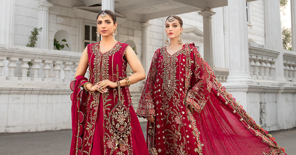 Maria B | Chiffon Formals 24 | Chiffon Suit | MPC-24-107 - House Of Anaya