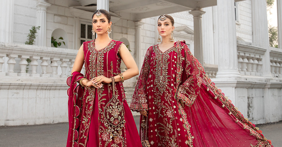 Maria B | Chiffon Formals 24 | Chiffon Suit | MPC-24-107 - House Of Anaya