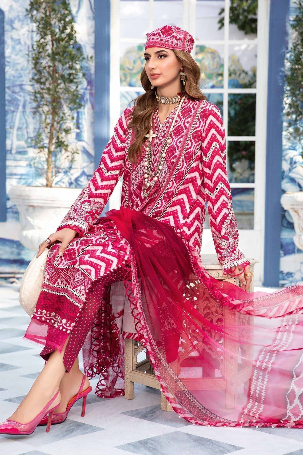 Maria.B | M Print Eid Edit | MPT-2208-A - House Of Anaya