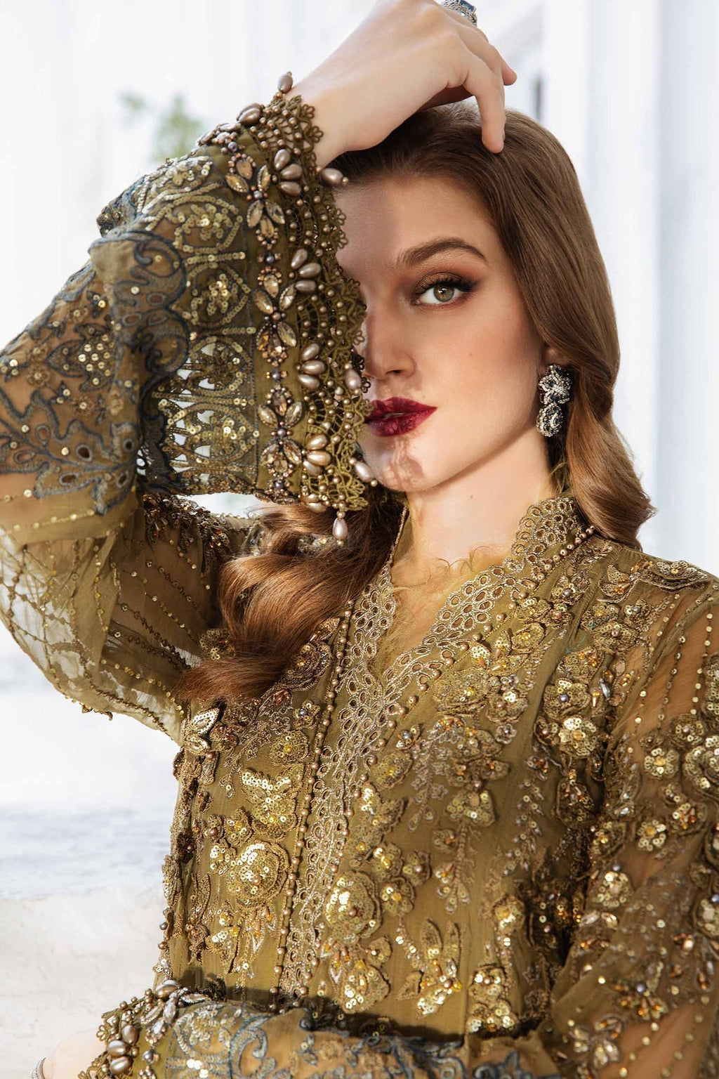 Maria B | Chiffon Formals 24 | Chiffon Suit | MPC-24-108 - House Of Anaya