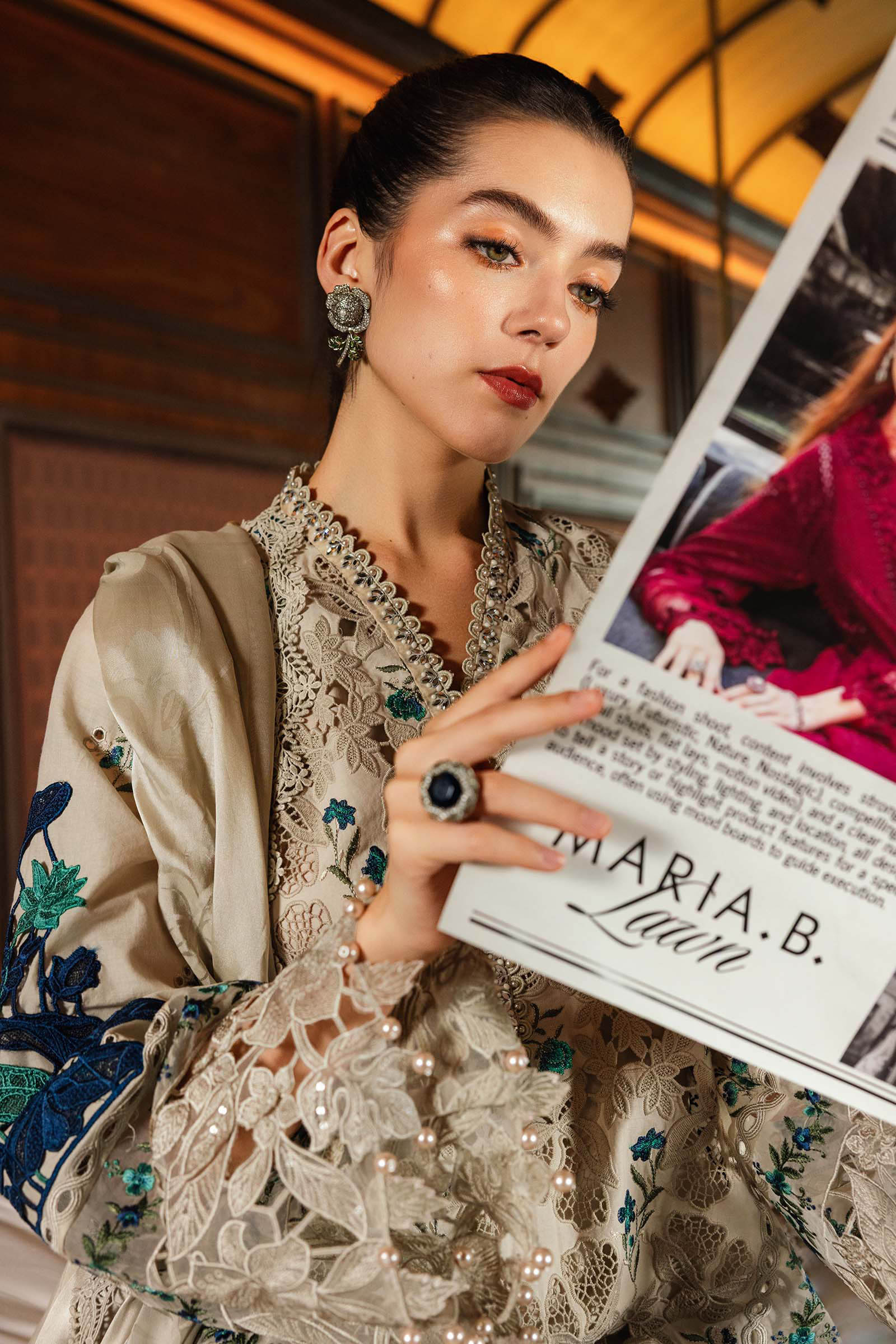 Maria B | Luxury Lawn 26 | 3 Piece Embroidered Lawn Suit