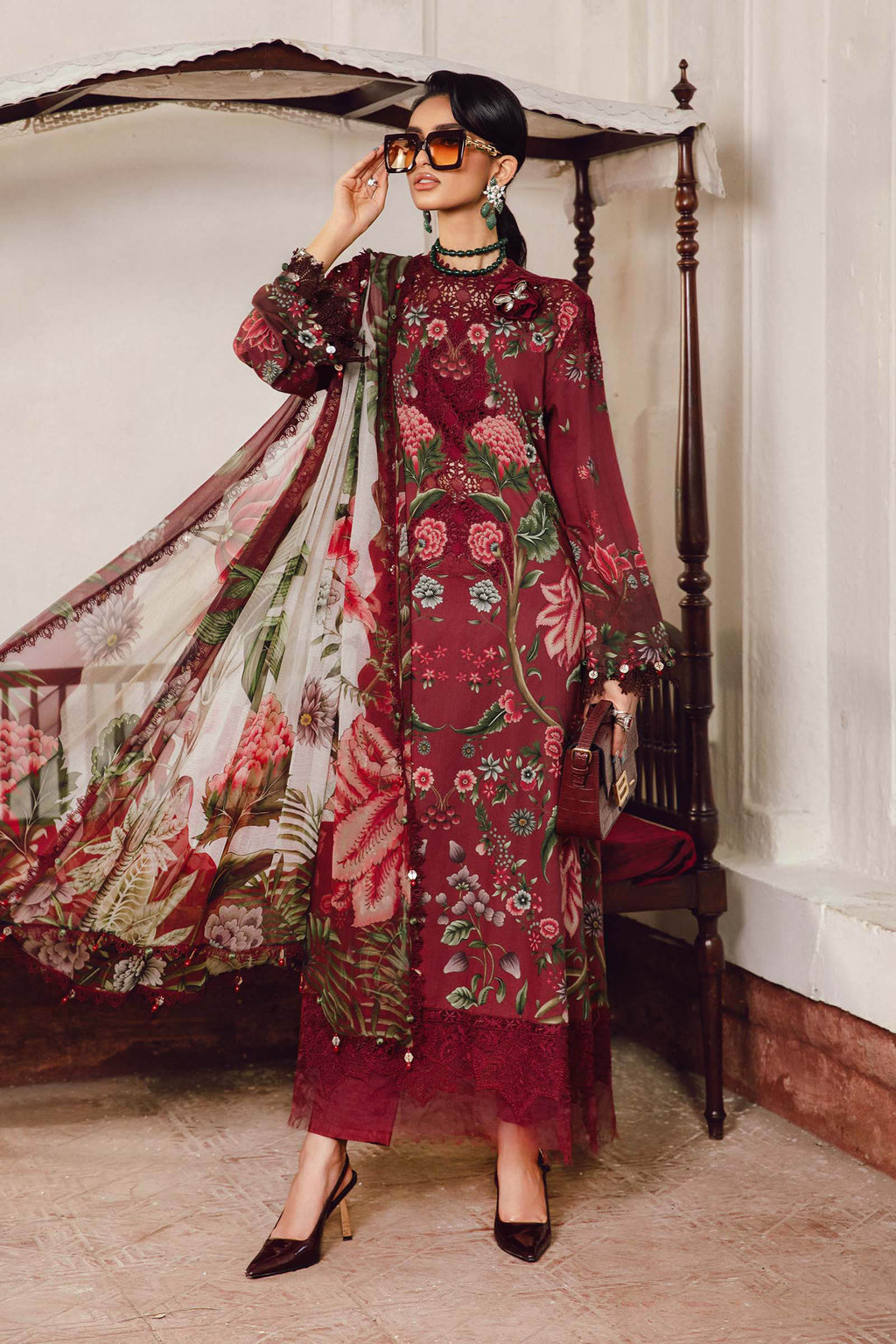 Maria B | M Prints Winter 25 | MPT-2709-A