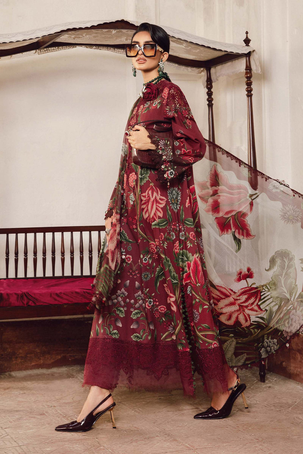 Maria B | M Prints Winter 25 | MPT-2709-A
