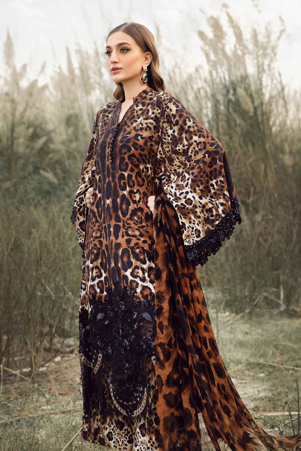 Maria B | M Prints Winter 24 | MPT-2409-B - House Of Anaya
