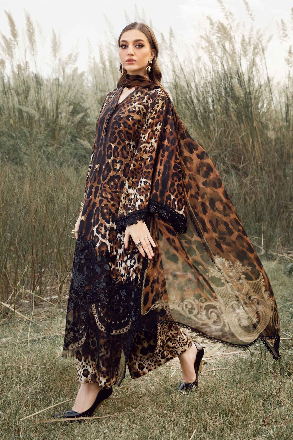 Maria B | M Prints Winter 24 | MPT-2409-B - House Of Anaya